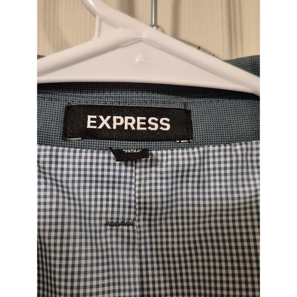 EXPRESS Men's Extra Slim Green Suit Jacket 42L Extra Slim/Pants 33/32 Extra Slim - Picture 4 of 15